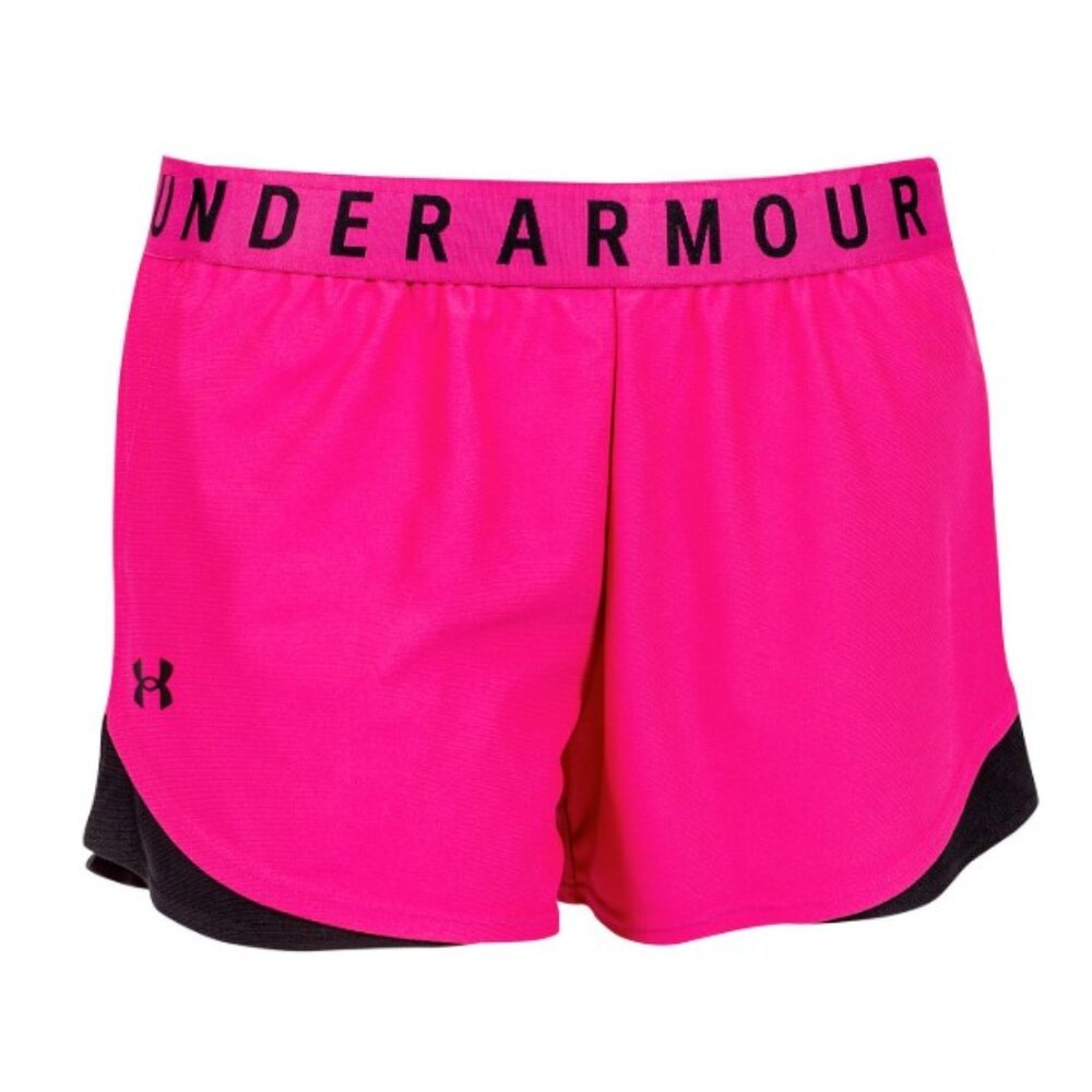 Brand New Ladies Under Armour Pink Play-Up 3.0 Athletic Shorts.